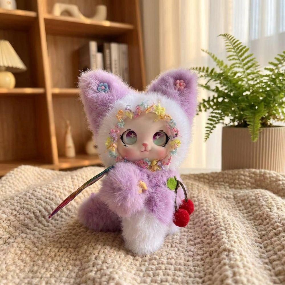 Soft Plush Vinyl Bunny Keychain Anime Keychain Vinyl Face Bag Charm Daily Use