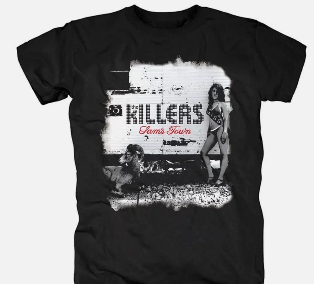 Подарок для фанатов группы The Killers Хлопковая черная унисекс футболка всех размеров