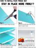 4pcs Refrigerator Pad Non-Slip Waterproof Can Be Cut Fridge Shelf Liner Mat Kitchen Washable Drawer Cabinet Pads Table Placemats