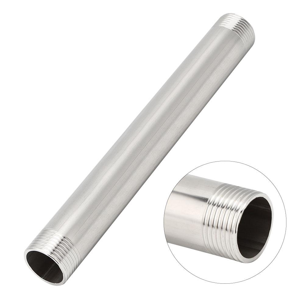 Нержавеющая сталь Наружная резьба Вкручиваемый Ниппель Трубный соединитель Адаптер Трубная арматура 20смG3/4 Наружная