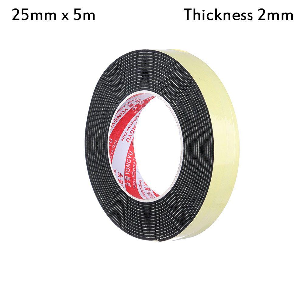 Door Waterproof Sound insulation Single Sided Adhesive Rubber Strip Tape Foam Sponge Seal Strip