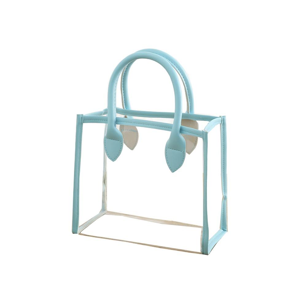 Lightweight Transparent Gift Bag Large Capacity Clear PVC Handbag Women Shopping Bags Women