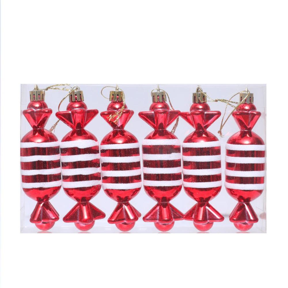Гальванизированный Окрашенный Шар Рождественская Елка Украшение Поделки своими руками Окрашенный Новогодние Рождественские Подарки Коробки Подвеска Подвеска Пластик