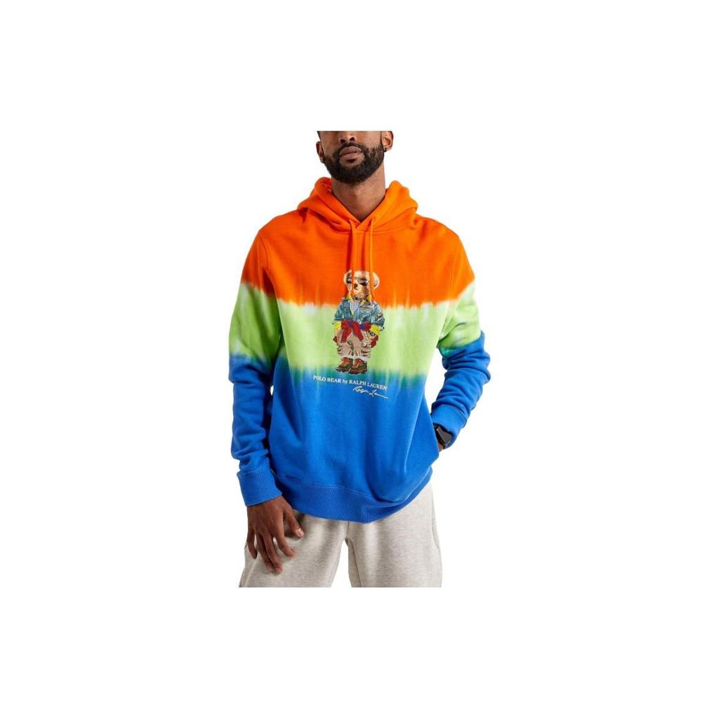 Polo Ralph Lauren Bear Tie-Dye Hoodie Men Hoodies Multicolor 710891525-002
