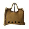 UsedTote Bag Brown Leather/cotton Women