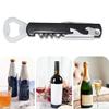 Открывалка для бутылок 3-в-1, дизайн, прочный винный штопор, открывалка для пива из нержавеющей стали с резаком для домашней кухни