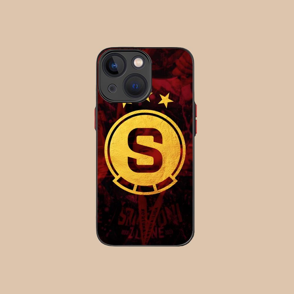 Чехол для мобильного телефона FC Sparta Praha для iPhone 16 15 14 13 12 11 X XR XS 8 7 Pro Max Plus Mini Цветной Силиконовый Защитный Чехол