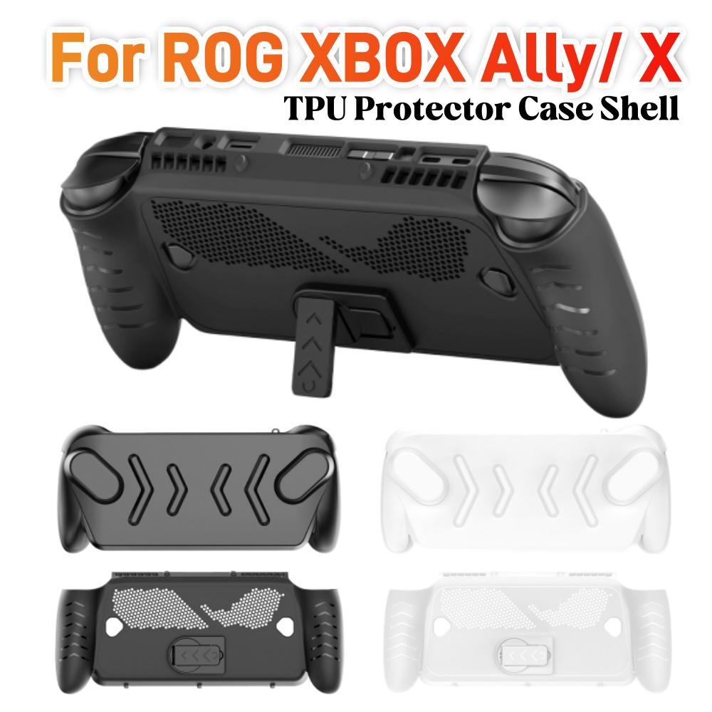 Защитный чехол для ROG Ally& ROG Ally X с подставкой, полный комплект защиты, ударопрочный, устойчивый к царапинам, нескользящий захват, игровые аксессуары