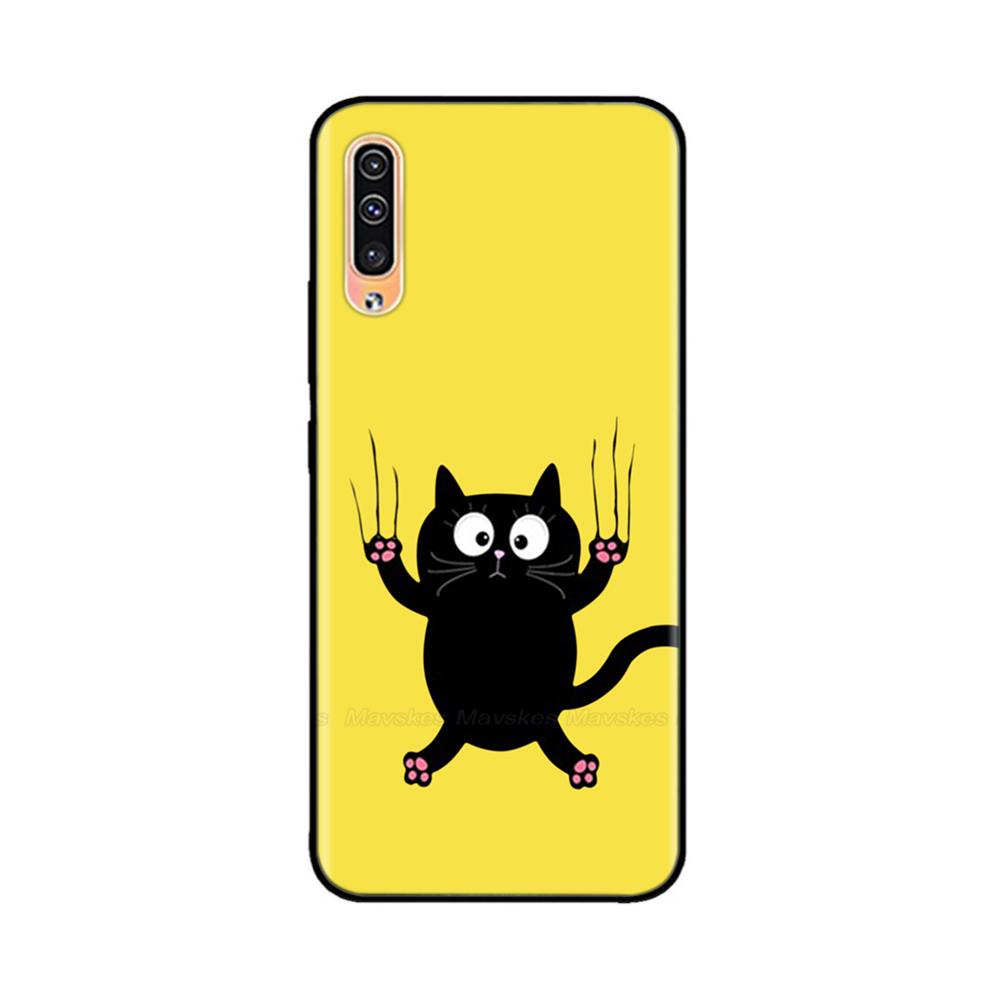 Для Samsung Galaxy A50 A50S A30S Чехол Мягкая Черная Силиконовая Задняя Крышка Чехол для Телефона Для Samsung A 50 A 50 30 S Fundas Coque Бампер