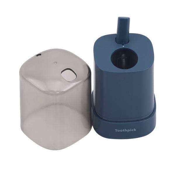 Главная Нажимной автоматический ящик для хранения зубочисток Нескользящий портативный прозрачный ящик для хранения зубочисток с выдвижным окном MIT