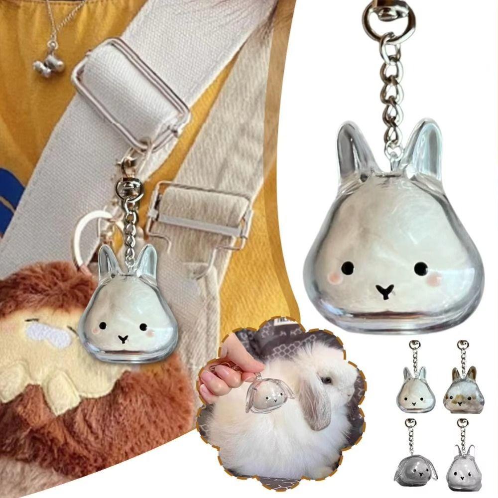 Контейнер для шерсти Кролика Сборщик шерсти Кролика Прозрачный Ящик для хранения шерсти Кролика Рюкзак
