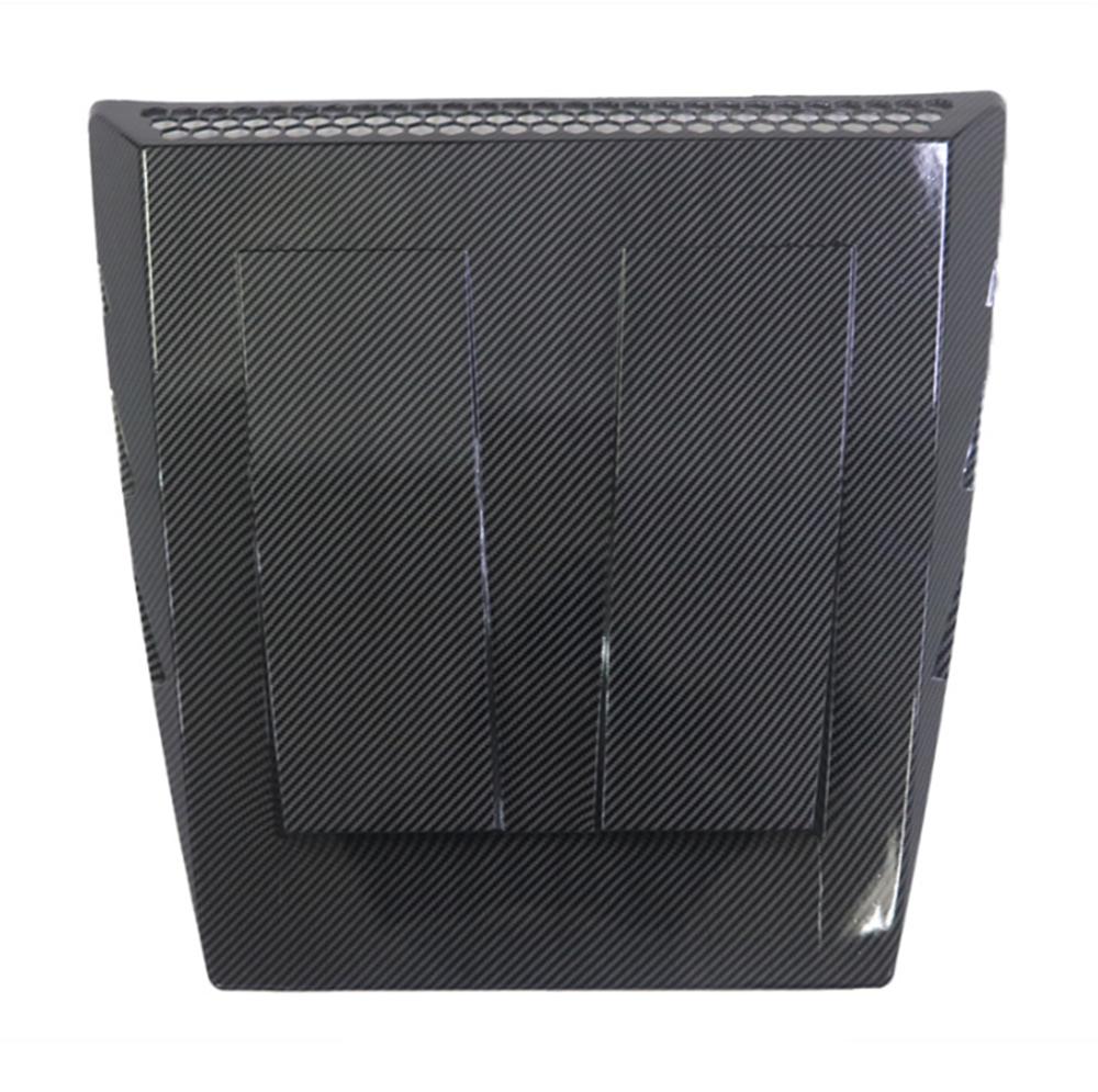 Universal Carbon Fiber Look ABS Car Hood Bonnet Air Vent Cover Decoration