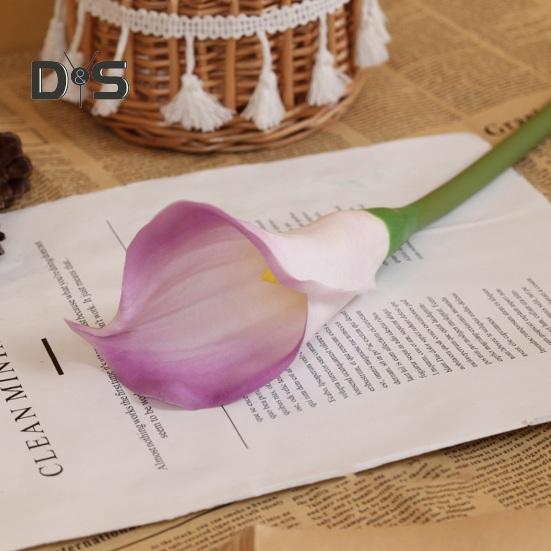 Не выцветающее искусственное растение, привлекающее внимание, необычный обжимной цветок-имитация каллы