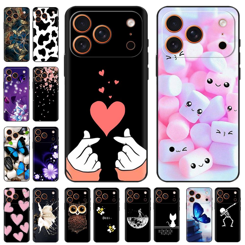 Luxury Silicone Anti-drop Case For iPhone 17 Pro Max Soft Case For iPhone 17 Pro Cases For iPhone17 Air Bumper Cover Fundas Capa