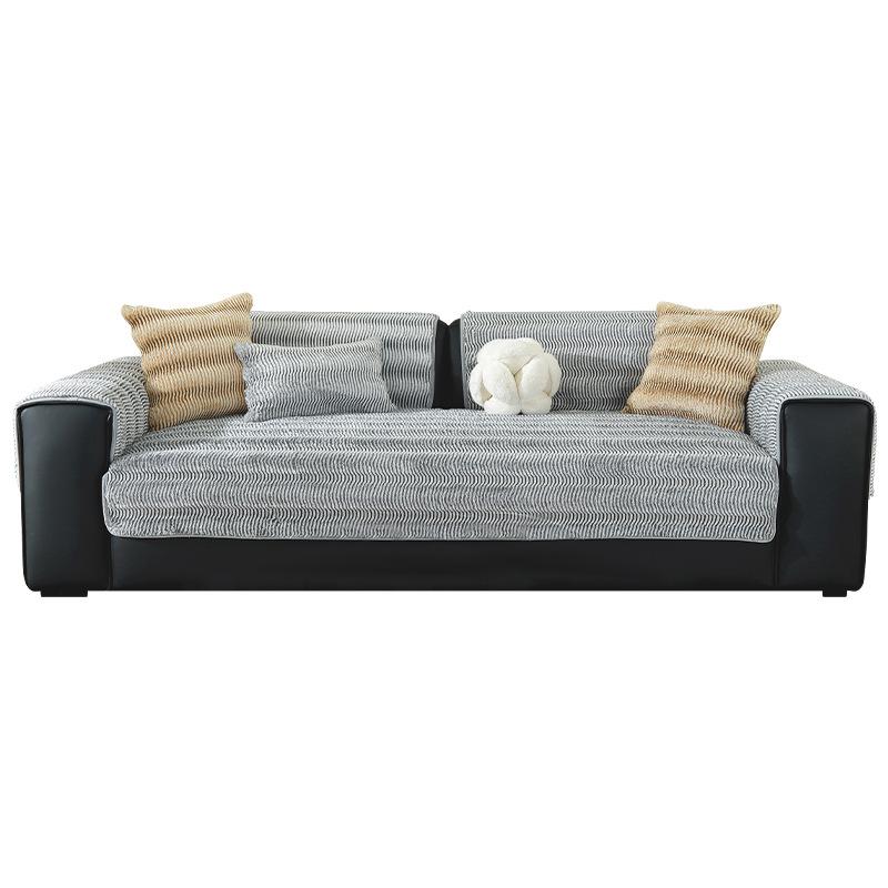 Autumn And Winter Rabbit Velvet Sofa Cushion Thickened Warm Non-slip Plush Soft Non-linting Sofa Towel