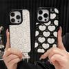 Применимо к чехлу для мобильного телефона iphone16 Корейский узор из кожи щенок-сердечко Apple 15/14 защитный чехол 13 нишевый продвинутый