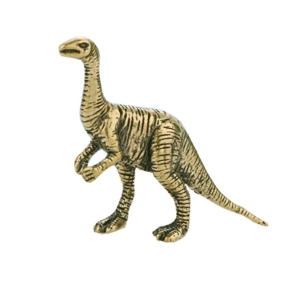 Vintage Dinosaur Statue Zinc Zinc Alloy Children Dinosaur Toy Lucky Dinosaur Miniatures Decoration Crafts