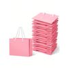 1pcs Mini Pink Gift Bags With Handles Party Planners, Gift Givers, Great For Weddings, Birthdays, Parties, Crafts, Gift Giving, And Jewelry Storage