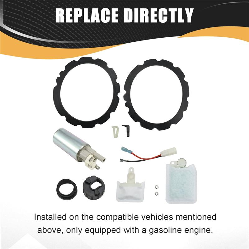 A58X-High Performance Electric Fuel Pump 255LPH F10000128 E2366 tallation Kit For Ford