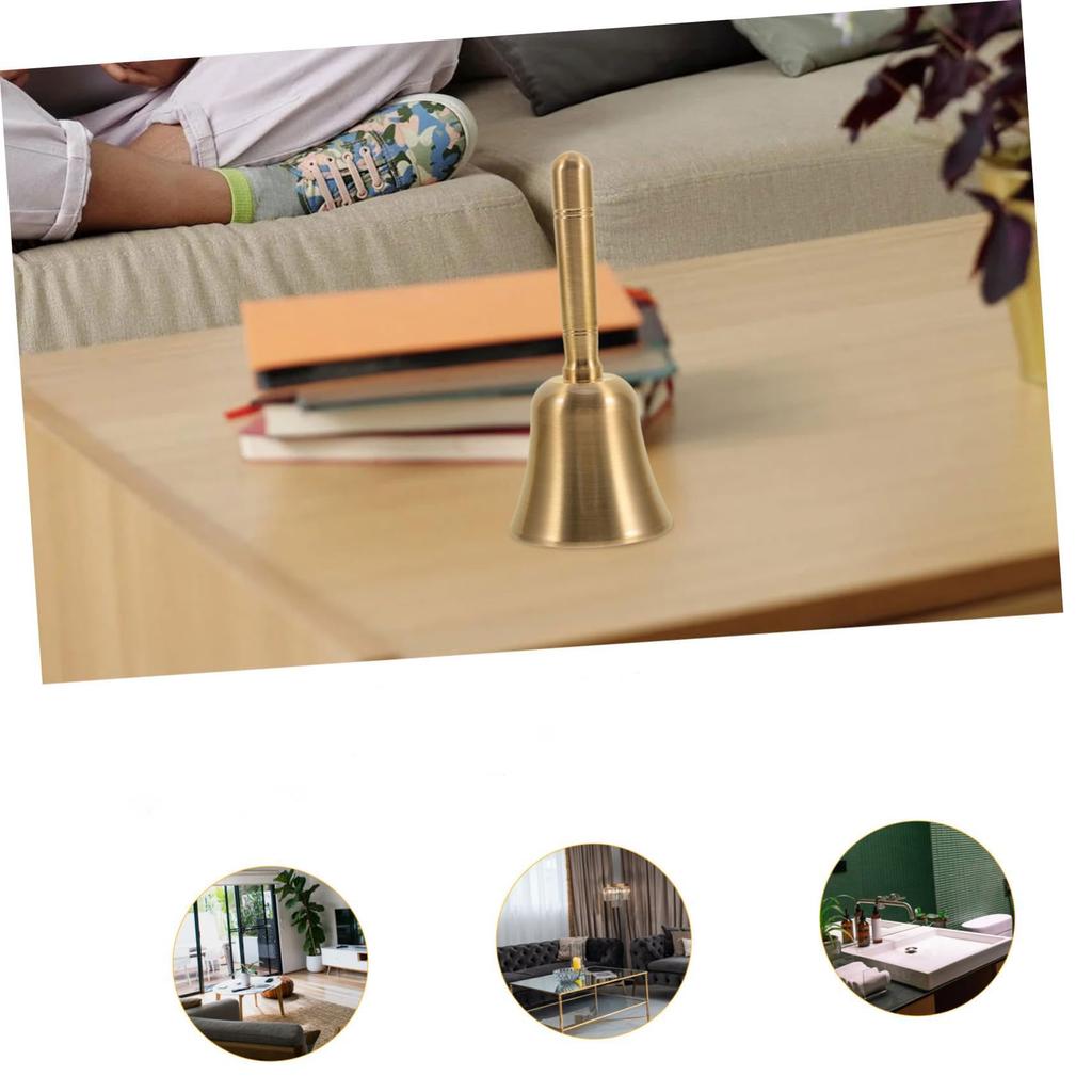 FUYUERO Ручной колокольчик для вызова Медный Зов ветра Заказ еды Ресторан Металл Фестивальные принадлежности Колокольчик, Ручной взмах Латунь, Колокольчик, Перезвон, Люди, Колокольчик, Колокольчик,