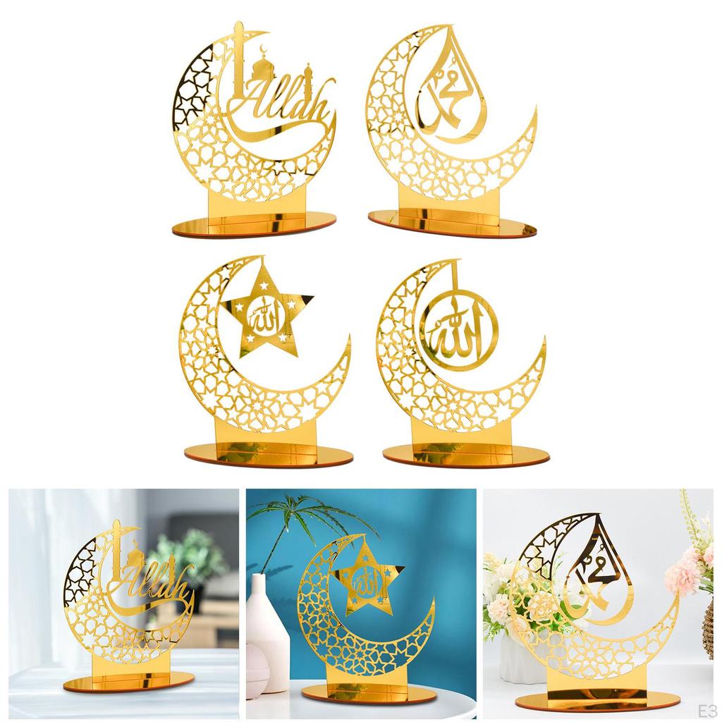 Акриловая табличка, Мусульманская, для гостиной, стола, письменного стола, центральный элемент
