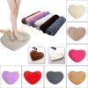 40x30cm Fashion Plush Floor Nonslip Memory Foam Heart Mat Flannel Carpet Bath Rug