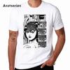 Uzumaki T-shirt Men Junji Ito Tees Horror Manga Tomie Tshirt Men Designs Short Sleeve Anime