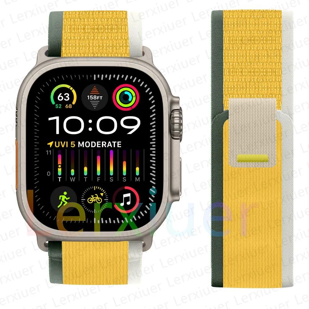 Ремешки для Apple Watch ultra2 ремешок 49мм 46мм 42мм 44мм 40мм 45мм 41мм Trail loop браслет correa iwatch series se 3 7 8 9 10 11