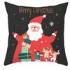 New Christmas Snowman Pillow Cover Christmas Illustration Home Cushion Cover