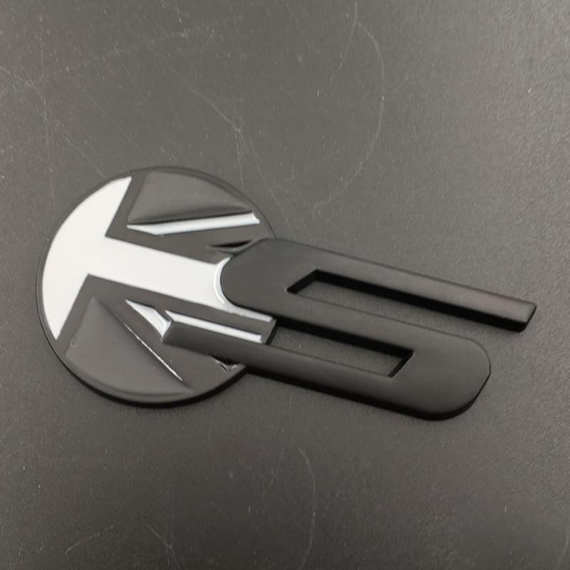 3D металлический черный логотип S эмблема значок задний багажник автомобиля наклейка для E F-TYPE XF XE XK E-PACE XJ XJLS наклейка аксессуары