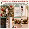 DIY Material Pack with Snowflake and Bead Spiral Snowman Crochet | Beginner-friendly with step-by-step tutorial soft yarn handmade products Christmas