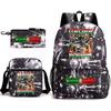 New Game Merchandise Primary School Bag Shanhaijing Cartoon Starry Sky Backpack 3-piece Set D