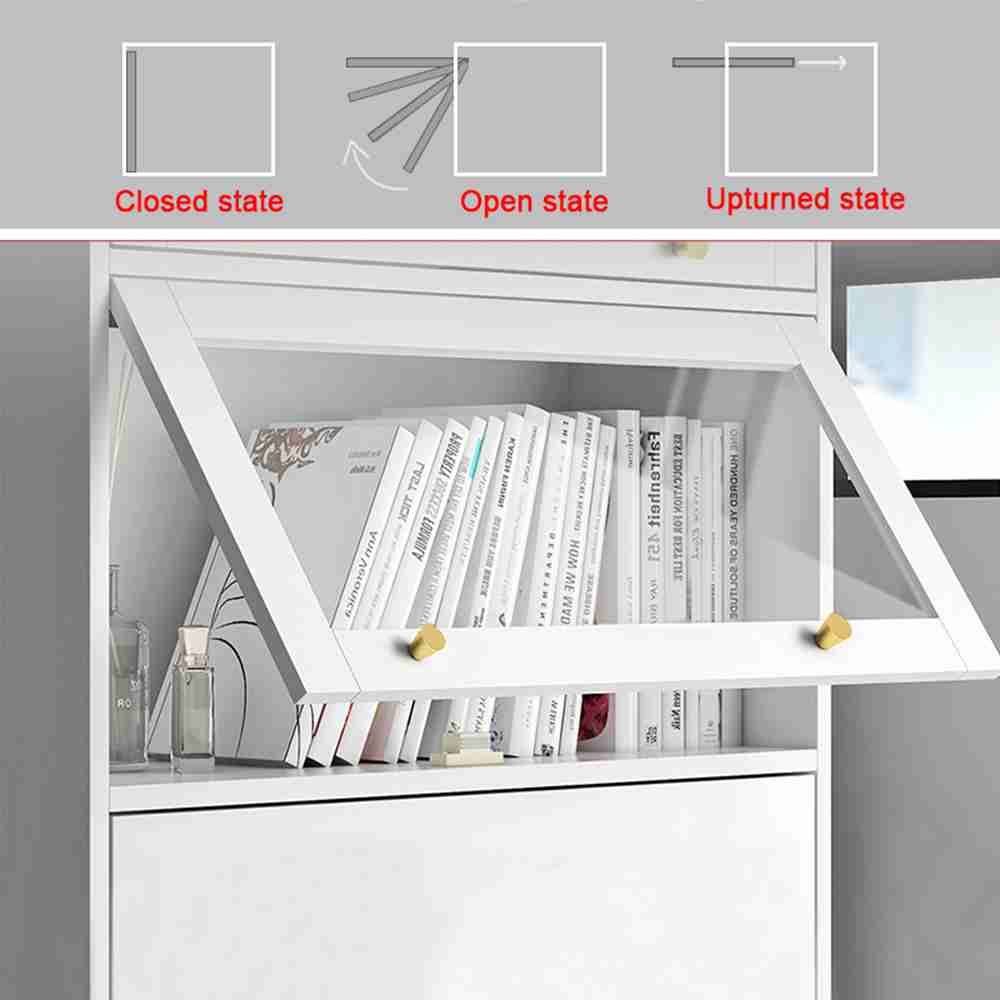 Cupboard Flip-up Buffer Track Cabinet Runners Bearing Slides Door Rail Hidden Slides