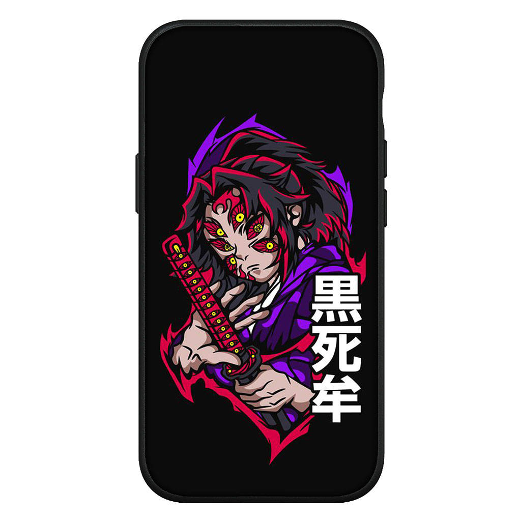 Для iPhone 15 14 Xiaomi Redmi Note 13 12 11 Pro Max X 8 7 XR Samsung Galaxy A24 A15 A05 S24 S23 Huawei OPPO A38 Kokushibo Demon Slayer чехол для телефона