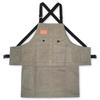 MTP & Style Work Apron, Heat-Resistant, One Size Fits Most, Unisex, for Outdoor Work, DIY, Camping, Cooking, Gardening, BBQ, Work, and Leisure (Khaki)