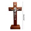 24 см распятие настенное христианское церковное украшение антикварная статуя Иисуса религиозный стиль настольное украшение