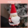 Christmas Santa Plush Toy With Super Soft Short Pile For Holiday Decoration Gift