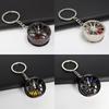 3D Wheel Hub Car Key Chain Fidget Toy Fingertip Gadget Keyring  Lovely Gift