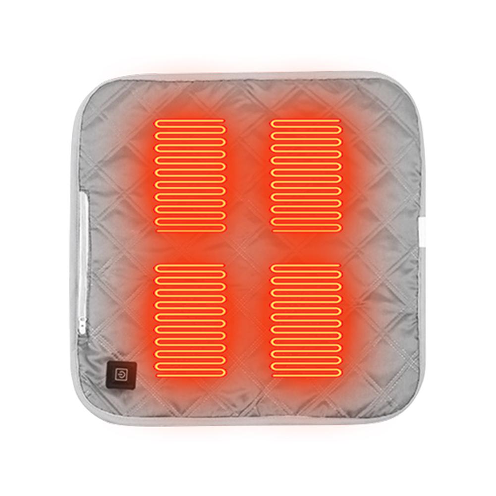 Электрический подогрев сиденья подушка USB питание складной подогрев стул подушка 3 уровня зимний теплый коврик для сиденья для кемпинга стадион