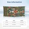 Forest Fox Fantasy Theme Quick Dry Beach Towel Custom Name Text Print Large Sand Resistant Towel Beach Vacation