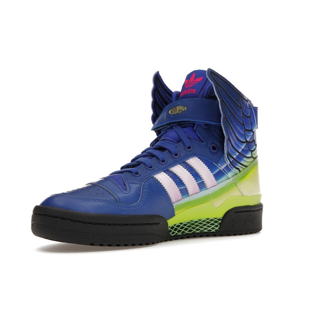 Jeremy Scott X Adidas Forum Wings 4.0 Motorsport Unisex Sneakers Blue Bold-Blue Shock-Pink GY4421