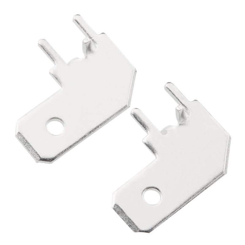 50Pcs 4.8/6.3 Flag-Shaped Inserts Pcb Circuit Board Insert Pcb L-Shaped Corner Solder Thickness 0.8Mm Welding Sheet