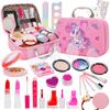 SUITSMILE Makeup Set for Girls, Kids Cosmetics, Children's Makeup Set, Additive-Free Makeup Set for Girls, Authentic, Elementary School Students,