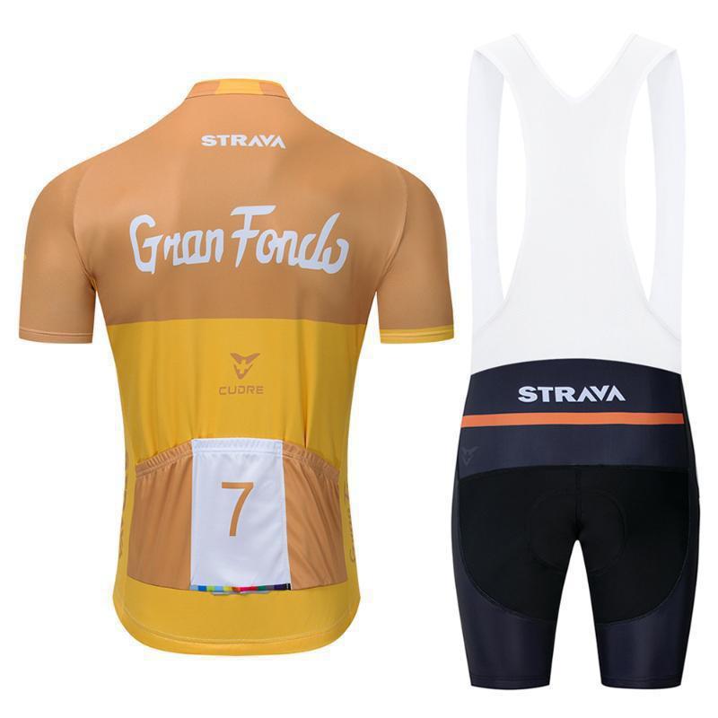 Exclusive STRA Cycling Clothes Short-sleeved Suits Braces Pants Team Version Factory