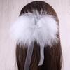 2Pcs Fairy White Feather Hair Clip Headdress Wedding For Women Girls Daily Personality Sweet Feather Barrettes Hair Accessories