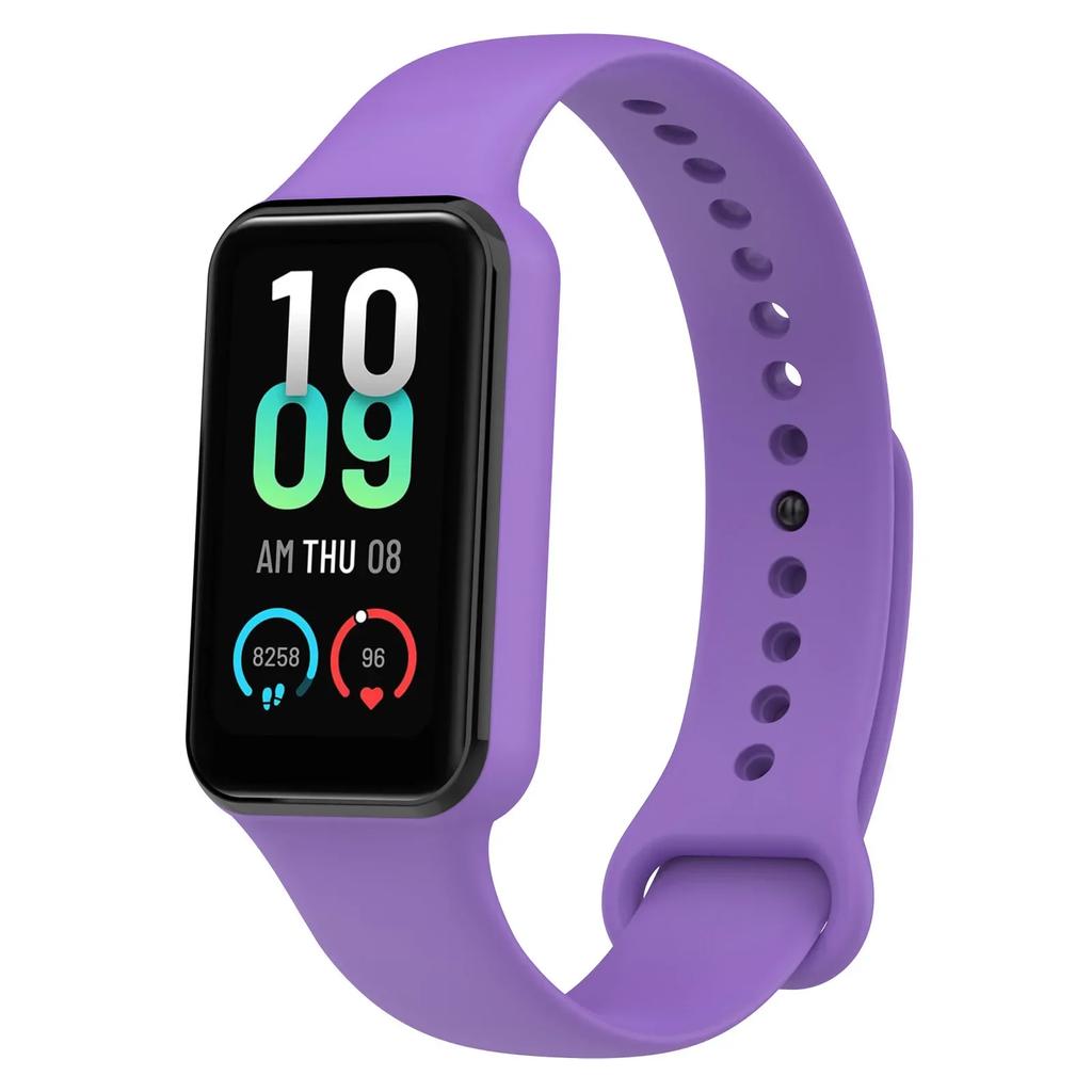 Мягкий силиконовый спортивный ремешок для Amazfit Band 7 Браслет Замена ремешка для часов Amazfit Band 7 Ремешок на запястье Умные часы Correas
