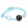 Pink Blue Silicone Ball Gag Locking   Restraints Gags