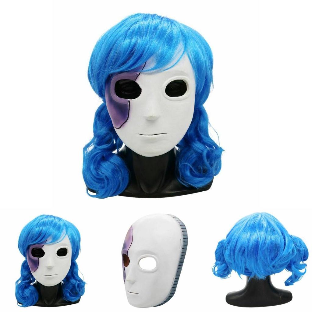 Латексная маска Салли Фейс для косплея с удобной посадкой, идеально подходящая для Хэллоуинских вечеринок