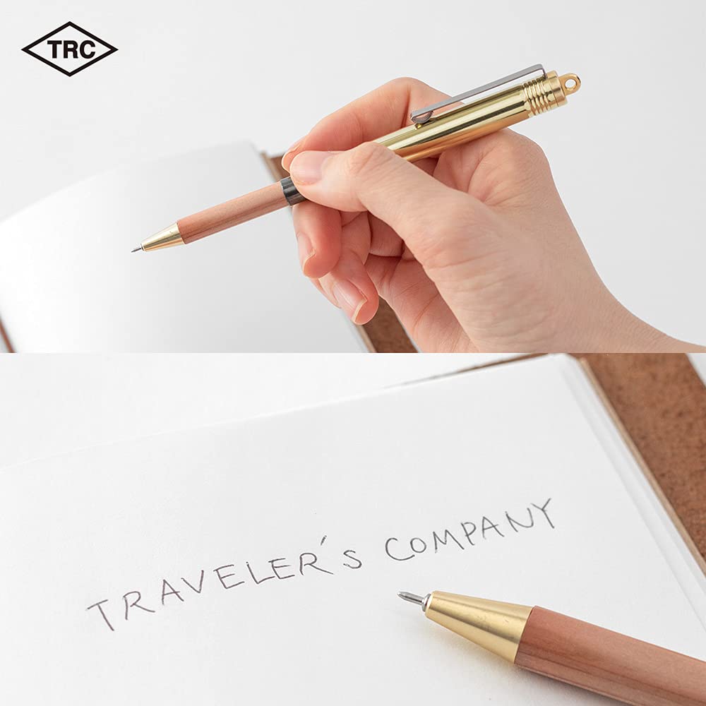 DESIGNPHIL MIDORI Travelers Company TRC Латунная шариковая ручка Solid Limited Edition с 36726006 Ручка, Латунь, Карточка,