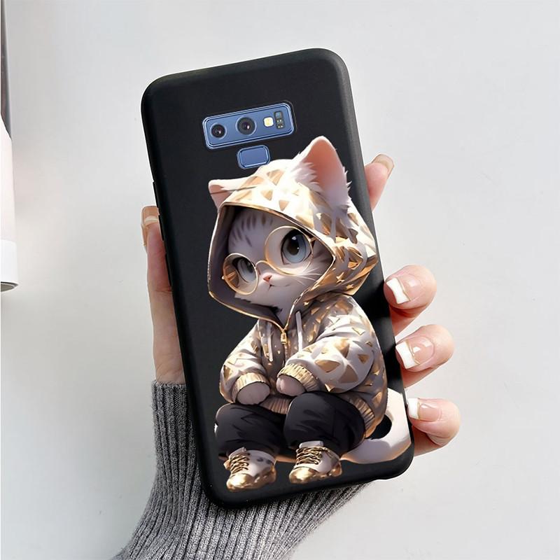 For Samsung Galaxy Note 9 Note 8 Phone Case Cute Butterfly Astronaut Pattern Soft Silicone Cover Funda For Samsung Note 8 9 Capa